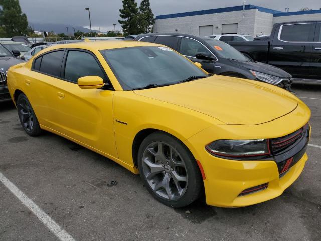 2C3CDXCT0HH525667 - 2017 DODGE CHARGER R/ YELLOW photo 4