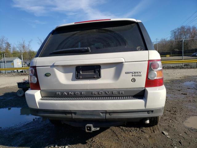 SALSK25408A187538 - 2008 LAND ROVER RANGE ROVE WHITE photo 6