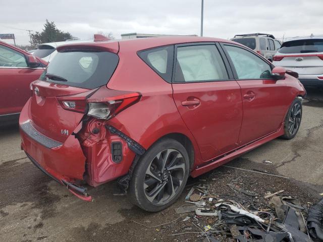 JTNKARJE0HJ537456 - 2017 TOYOTA COROLLA IM RED photo 3