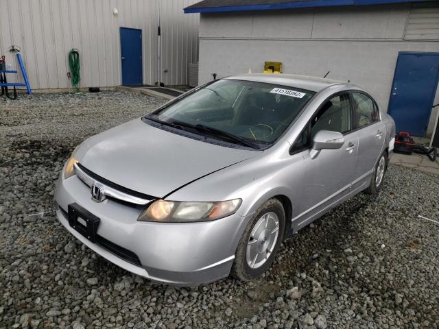 JHMFA36216S021274 - 2006 HONDA CIVIC HYBR SILVER photo 2