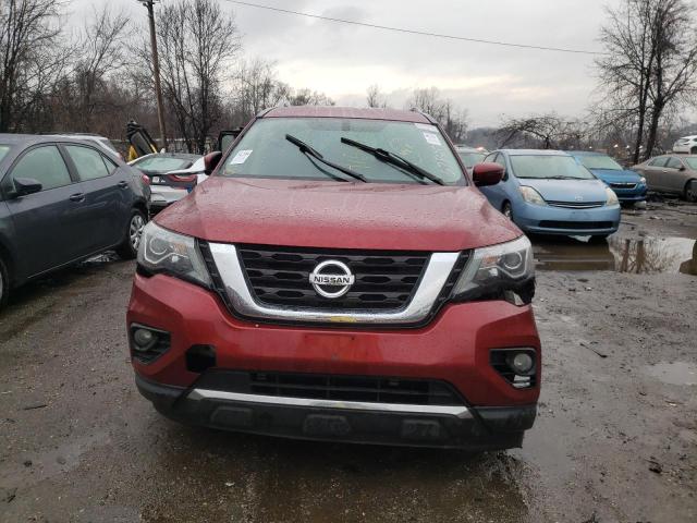 5N1DR2MNXHC678253 - 2017 NISSAN PATHFINDER წითელი ფოტო 5
