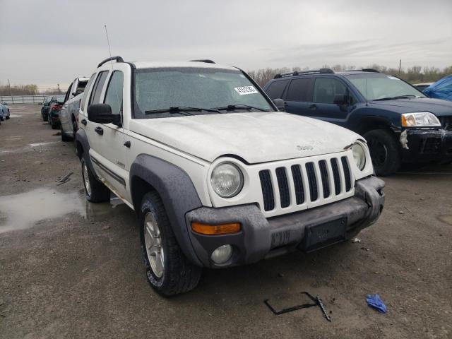 1J4GL48K94W326024 - 2004 JEEP LIBERTY WHITE photo 1