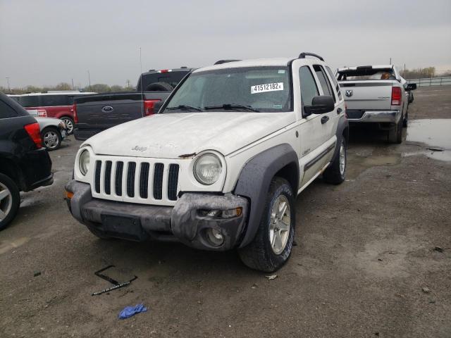 1J4GL48K94W326024 - 2004 JEEP LIBERTY WHITE photo 2