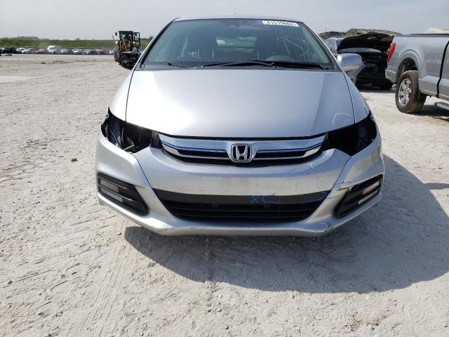 JHMZE2H53DS003875 - 2013 HONDA INSIGHT LX SILVER photo 9