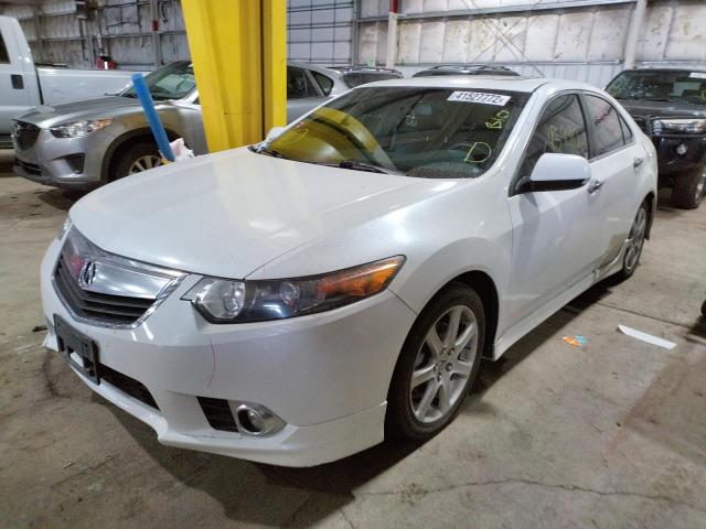 JH4CU2F86DC001926 - 2013 ACURA TSX SE WHITE photo 2