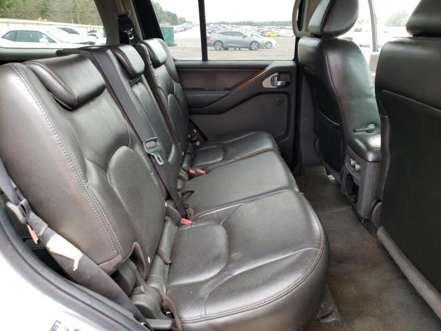 5N1AR18W16C672709 - 2006 NISSAN PATHFINDER ვერცხლისფერი ფოტო 11