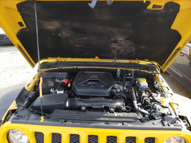 1C4HJXDN4KW593280 - 2019 JEEP WRANGLER U Gelb Foto 12