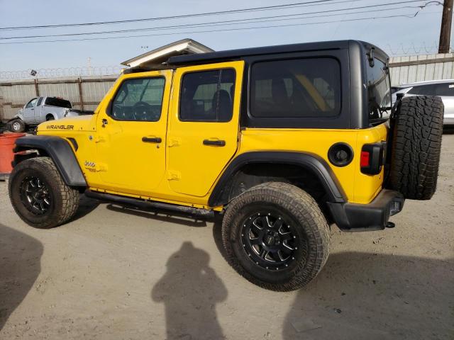1C4HJXDN4KW593280 - 2019 JEEP WRANGLER U Gelb Foto 2