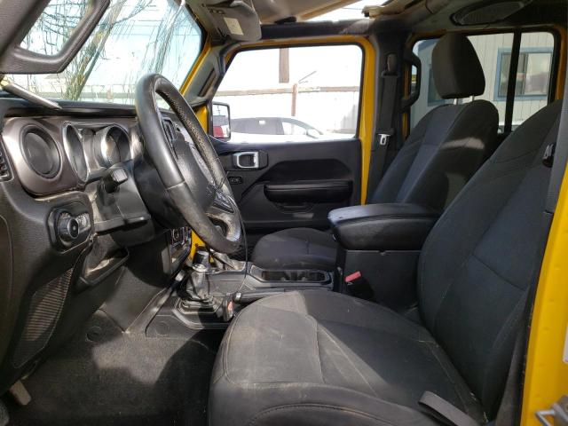 1C4HJXDN4KW593280 - 2019 JEEP WRANGLER U Gelb Foto 7