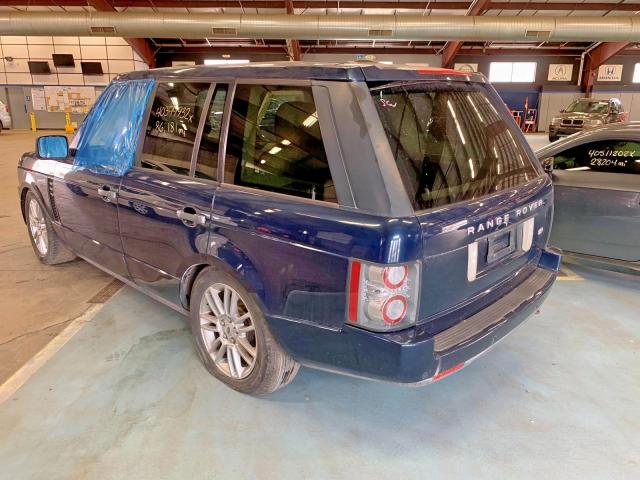 SALME1D48BA349564 - 2011 LAND ROVER RANGE ROVE BLUE photo 3