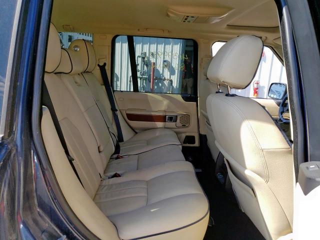 SALME1D48BA349564 - 2011 LAND ROVER RANGE ROVE BLUE photo 6