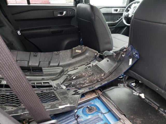 1FM5K8AB6MGC03272 - 2021 FORD EXPLORER P BLUE photo 11