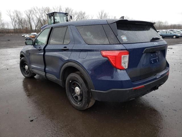 1FM5K8AB6MGC03272 - 2021 FORD EXPLORER P BLUE photo 2