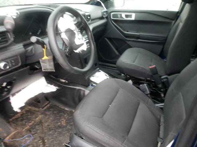 1FM5K8AB6MGC03272 - 2021 FORD EXPLORER P BLUE photo 7