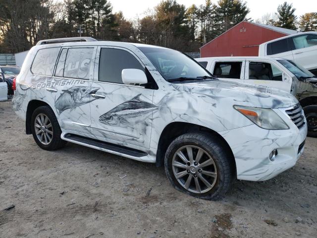 JTJHY7AX7A4050448 - 2010 LEXUS LX 570 WHITE photo 4