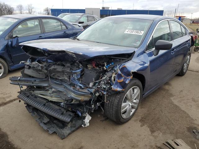 4S3BNAB62K3027316 - 2019 SUBARU LEGACY 2.5 BLUE photo 1