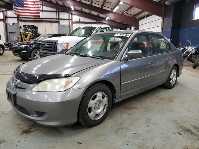 JHMES96655S006581 - 2005 HONDA CIVIC HYBR GRAY photo 1