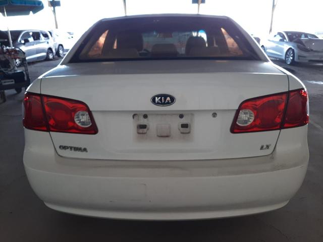 KNAGE123485199420 - 2008 KIA OPTIMA WHITE photo 6