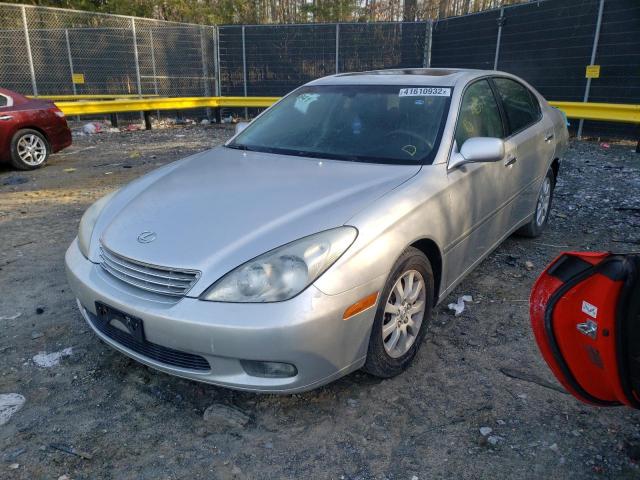 JTHBF30G925026753 - 2002 LEXUS ES 300 SILVER photo 2