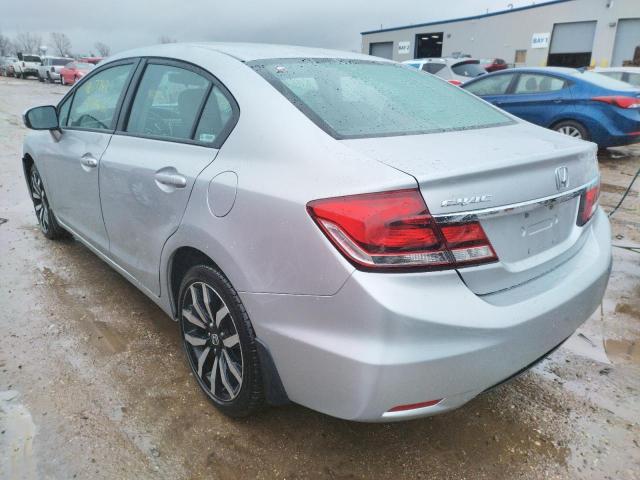 19XFB2F92EE078901 - 2014 HONDA CIVIC EXL Gümüş foto 3