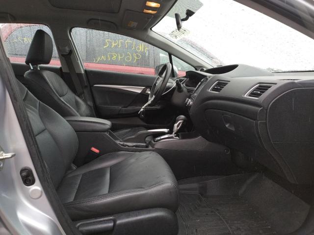 19XFB2F92EE078901 - 2014 HONDA CIVIC EXL Gümüş foto 5