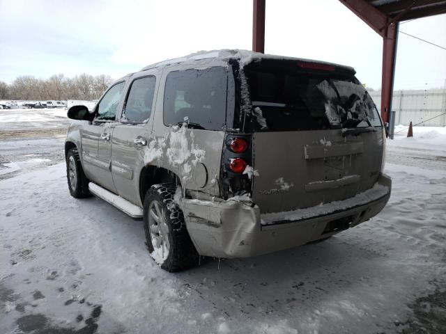 1GKFK63887J177185 - 2007 GMC YUKON DENA BEIGE photo 3