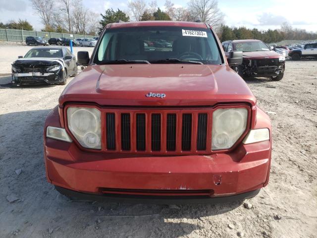 1J8GN28K08W106077 - 2008 JEEP LIBERTY SP RED photo 5