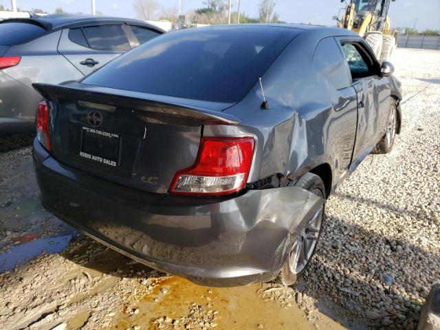 JTKJF5C79C3034975 - 2012 TOYOTA SCION TC ვერცხლისფერი ფოტო 4
