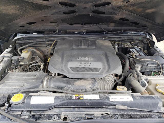 1C4BJWKGXCL261027 - 2012 JEEP WRANGLER U შავი ფოტო 11