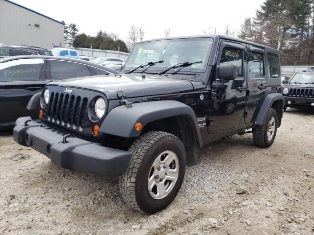 1C4BJWKGXCL261027 - 2012 JEEP WRANGLER U შავი ფოტო 4