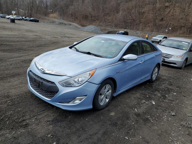 KMHEC4A44DA084583 - 2013 HYUNDAI SONATA HYB BLUE photo 1