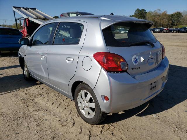 ML32A4HJ9FH054551 - 2015 MITSUBISHI MIRAGE ES SILVER photo 3