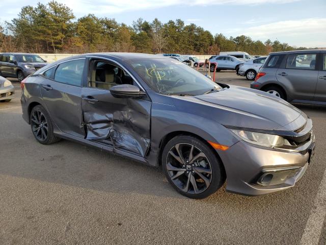 2HGFC2F8XMH553929 - 2021 HONDA CIVIC SPOR GRAY photo 4