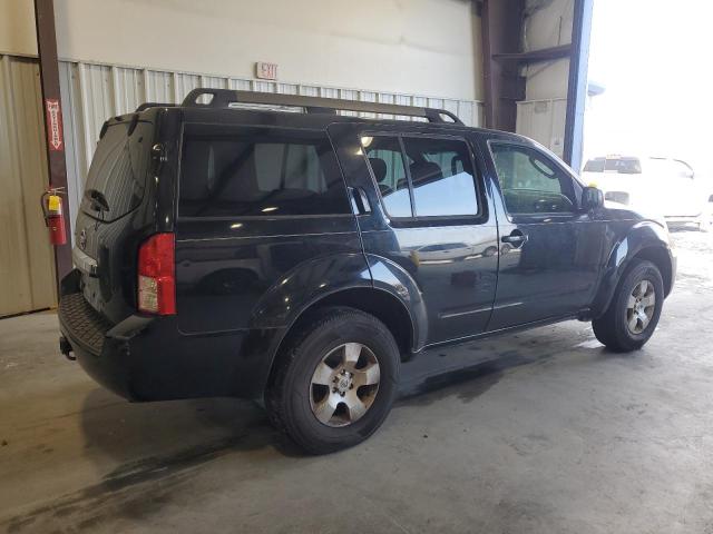5N1AR18B18C647423 - 2008 NISSAN PATHFINDER BLACK photo 3