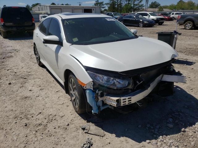 19XFC2F76JE033613 - 2018 HONDA CIVIC EX WHITE photo 1