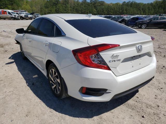 19XFC2F76JE033613 - 2018 HONDA CIVIC EX WHITE photo 3