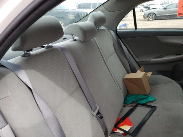 1NXBU4EE9AZ230229 - 2010 TOYOTA COROLLA BA WHITE photo 10