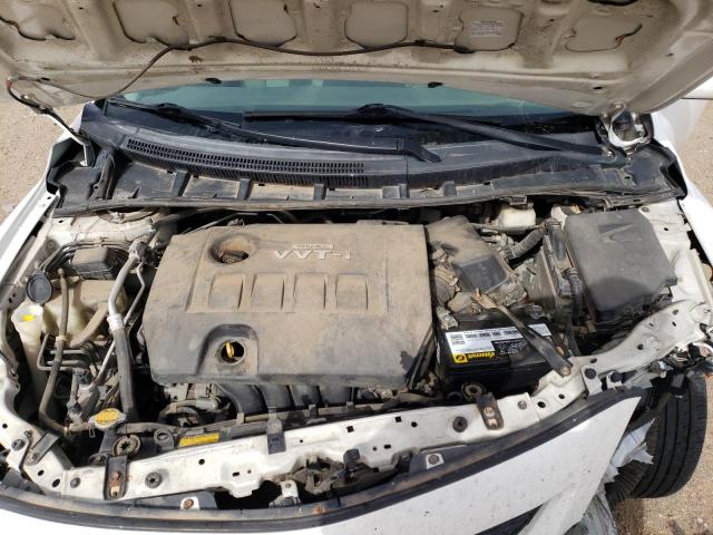 1NXBU4EE9AZ230229 - 2010 TOYOTA COROLLA BA WHITE photo 11