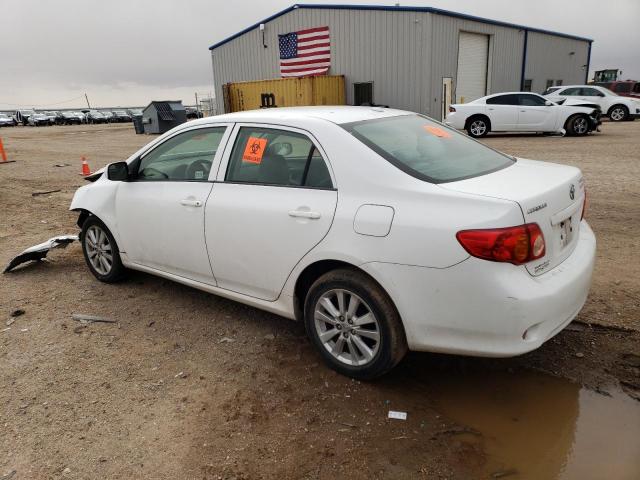 1NXBU4EE9AZ230229 - 2010 TOYOTA COROLLA BA WHITE photo 2
