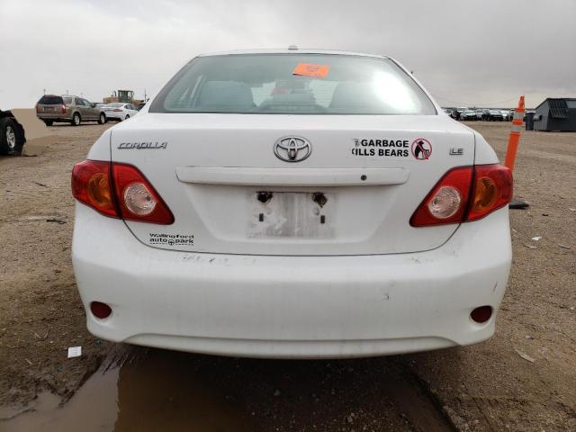 1NXBU4EE9AZ230229 - 2010 TOYOTA COROLLA BA WHITE photo 6