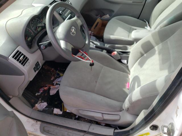 1NXBU4EE9AZ230229 - 2010 TOYOTA COROLLA BA WHITE photo 7