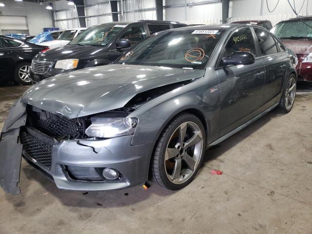 WAUMGAFL0CA094056 - 2012 AUDI S4 PRESTIG GRAY photo 2