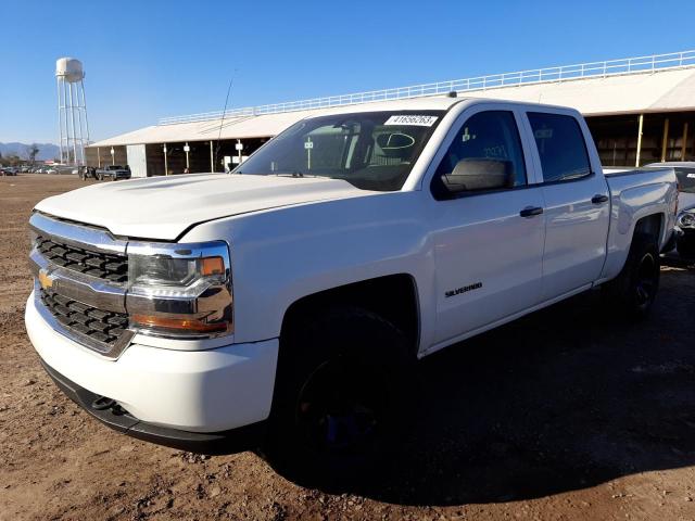 3GCUKNEC8JG235514 - 2018 CHEVROLET SILVERADO WHITE photo 1