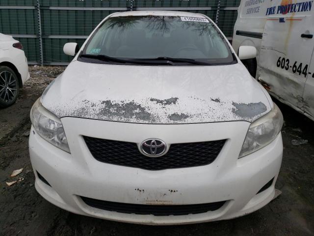 JTDBU4EE5AJ079038 - 2010 TOYOTA COROLLA BA WHITE photo 5