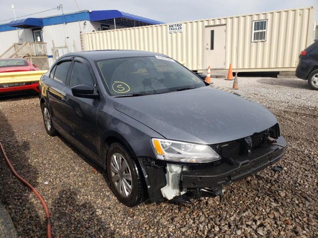 3VW1K7AJ6EM443298 - 2014 VOLKSWAGEN JETTA BASE Մոխրագույն լուսանկար 1