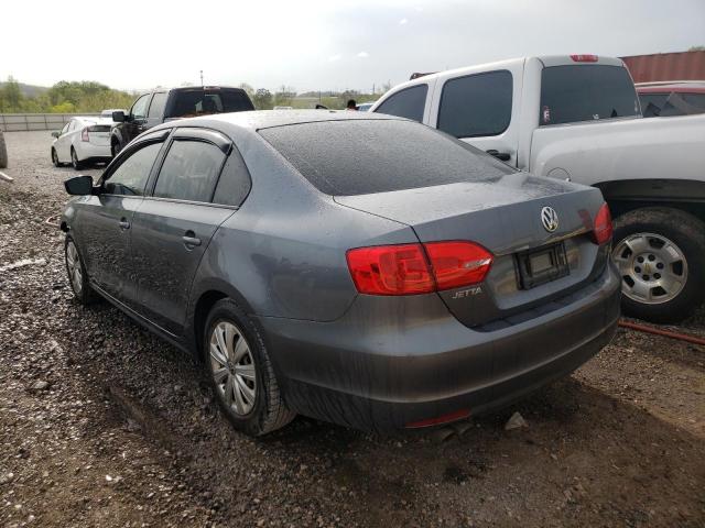 3VW1K7AJ6EM443298 - 2014 VOLKSWAGEN JETTA BASE Մոխրագույն լուսանկար 3