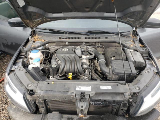 3VW1K7AJ6EM443298 - 2014 VOLKSWAGEN JETTA BASE Մոխրագույն լուսանկար 7