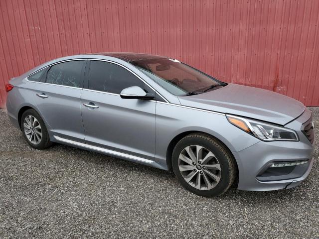 5NPE34AF0FH038606 - 2015 HYUNDAI SONATA SPO GRAY photo 4