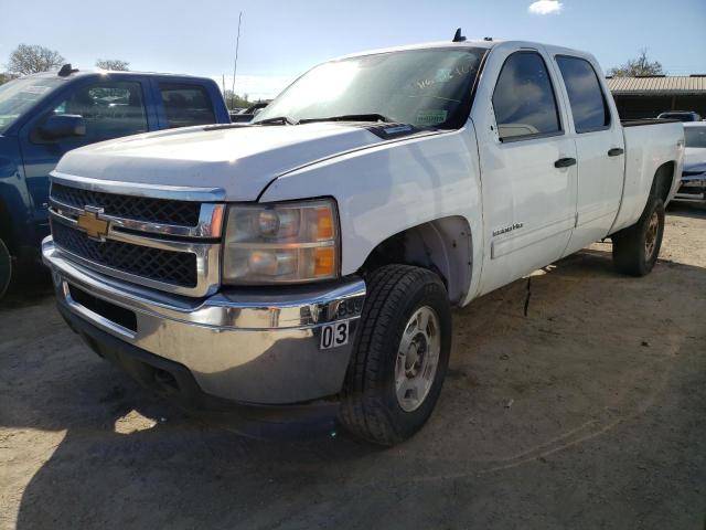 1GC1KXE86DF111189 - 2013 CHEVROLET SILVERADO WHITE photo 1