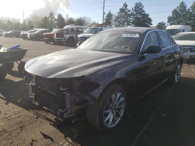 ZARFAEDN9H7551191 - 2017 ALFA ROMEO GIULIA Q4 შავი ფოტო 2